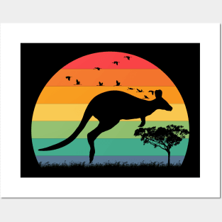 Kangaroo Posters and Art